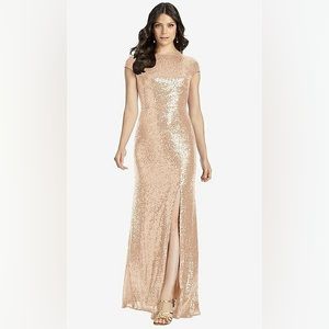 NWT Dessy collection group sequin gown